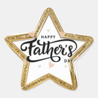 "Shining Star Dad" Sticker