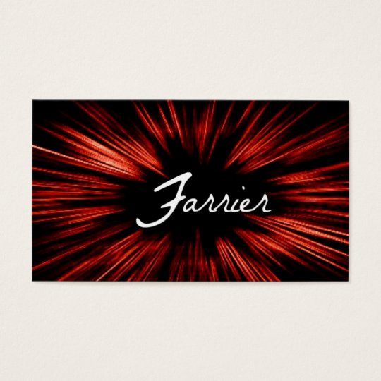 Shining Star Farrier Business Card