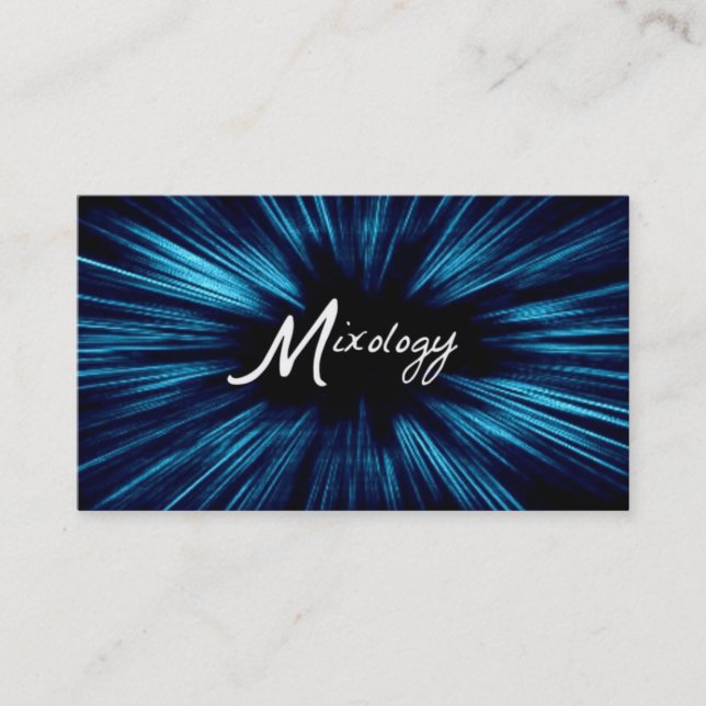 Shining Star Mixology Business Card (Front)