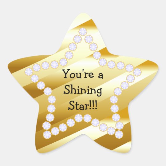 Shining Star Rev2 Star Sticker | Zazzle.co.uk