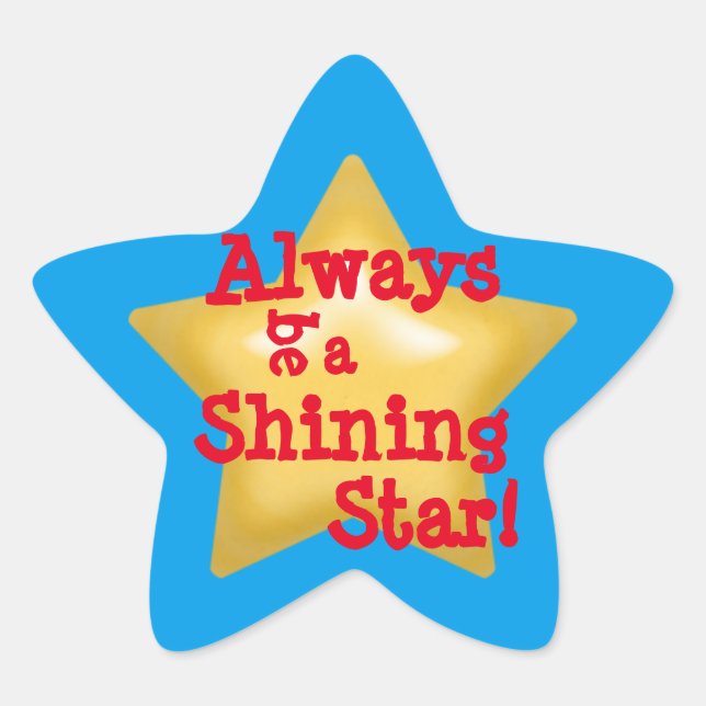 Shining Star Sticker (Front)
