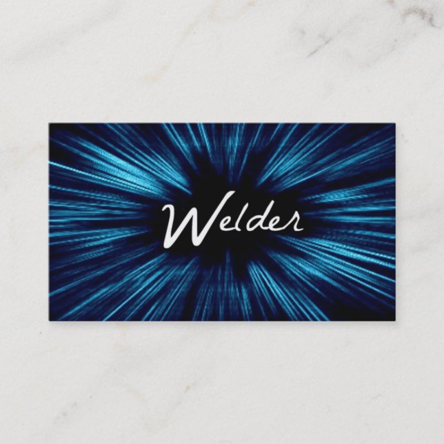 Shining Star Welder Business Card (Front)