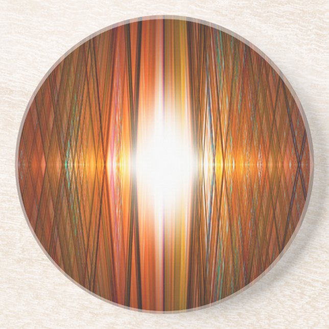 Shining starburst grid coaster (Front)