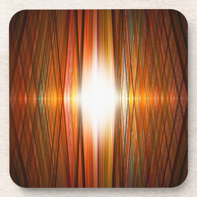 Shining starburst grid coaster (Front)