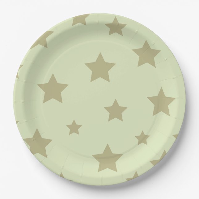 Shining Stars: A Stellar Paper Plate  (Front)