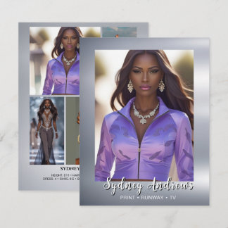 Shining Stars Model Comp Card for Models