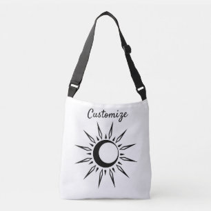Shining Sun Crescent Moon Thunder_Cove Crossbody Bag