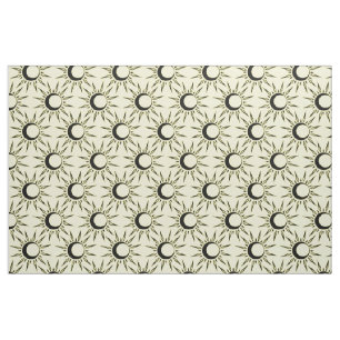 Shining Sun Crescent Moon Thunder_Cove Fabric