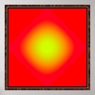 Shining Yellow Light Poster