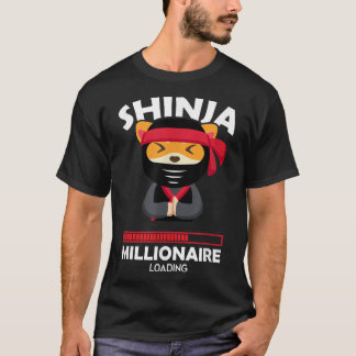 Shinja Millionaire Loading Funny Crypto Blockchain T-Shirt