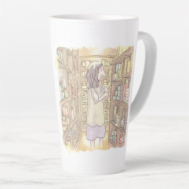 Shinji Sasai Latte Mug (Right Angle)
