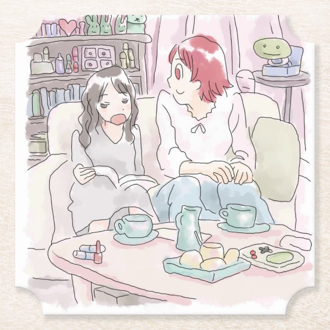 Shinjiji Sammu Paper Coaster (Front)