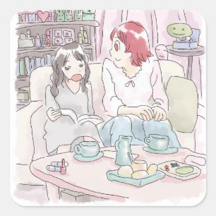 Shinjiji Sammu Square Sticker