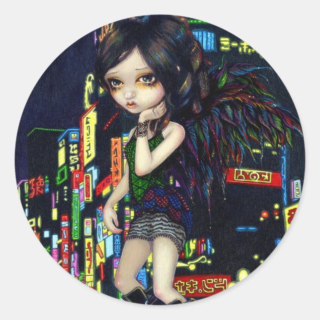 "Shinjuku Angel" Sticker (Front)