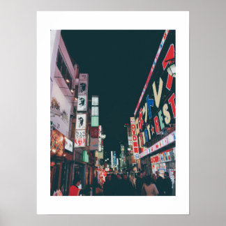 Shinjuku Street Poster