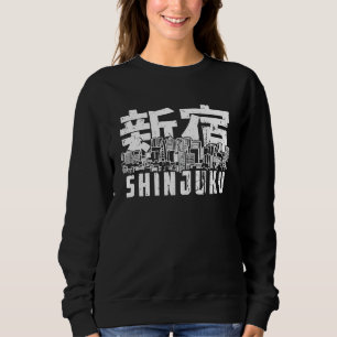 Shinjuku Tokyo Japan Souvenir Japanese Kanji Chara Sweatshirt