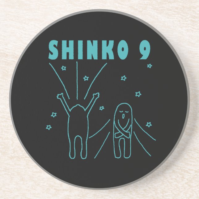 "Shinko 9" Deep Breathing Coaster (Front)