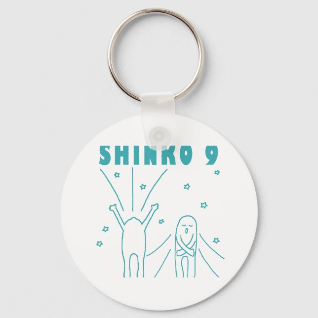 "Shinko 9" Deep Breathing Key Ring (Front)