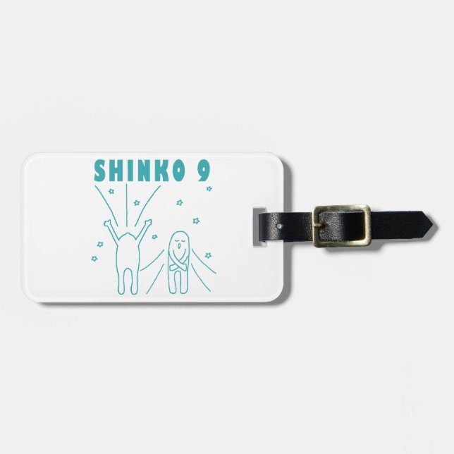 "Shinko 9" Deep Breathing Luggage Tag (Front Horizontal)