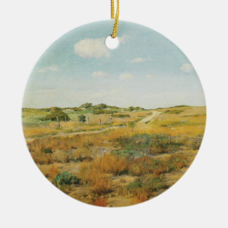 Shinnecock Hills by William Merritt Chase Ceramic Tree Decoration