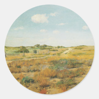 Shinnecock Hills by William Merritt Chase Classic Round Sticker
