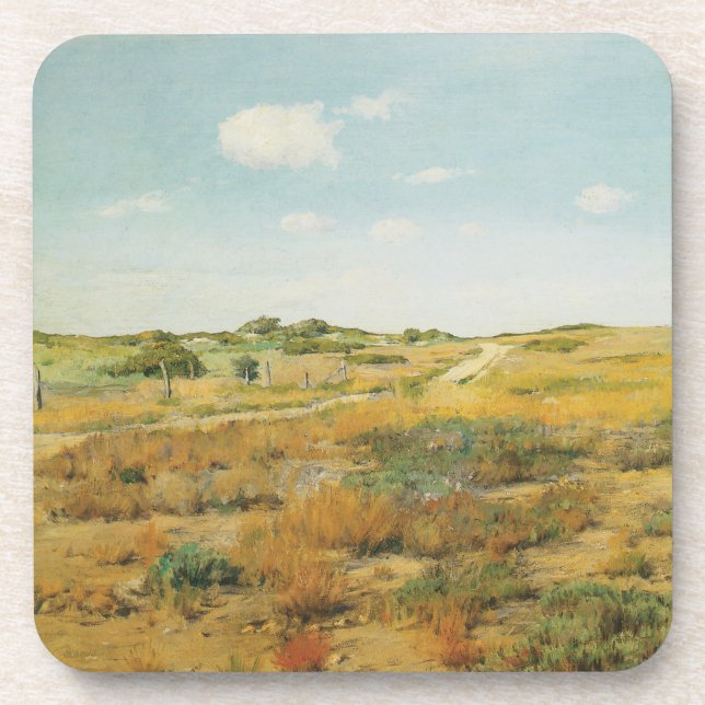 Shinnecock Hills by William Merritt Chase Coaster (Front)