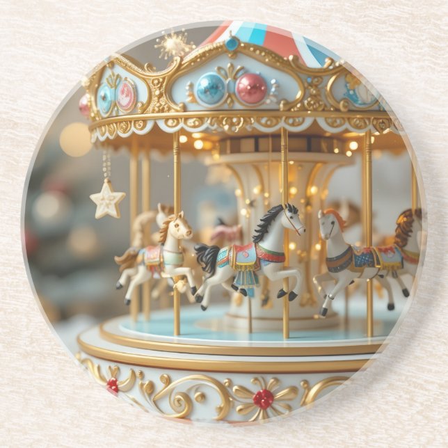 shinning carousel coaster (Front)