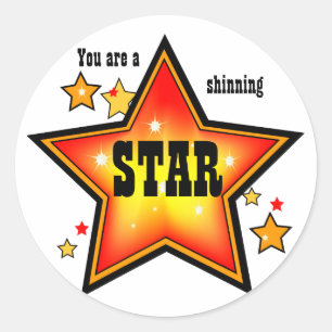 Shinning Star Award Sticker