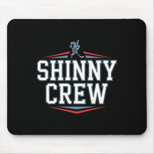 Shinny Crew Play Pond Hockey  Mouse Mat
