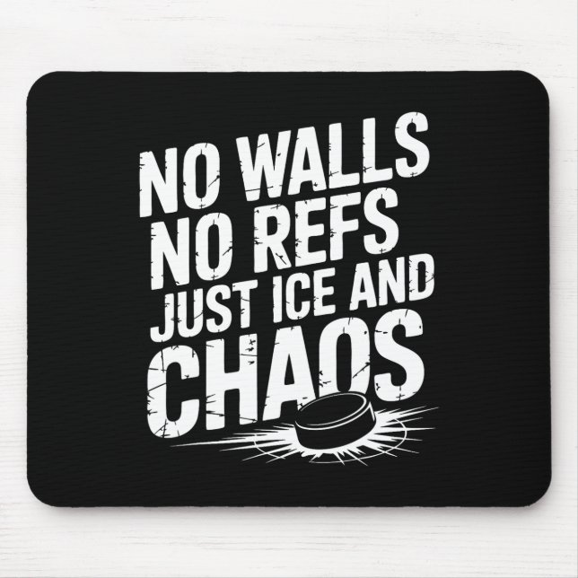 Shinny Pond Hockey  Mouse Mat (Front)