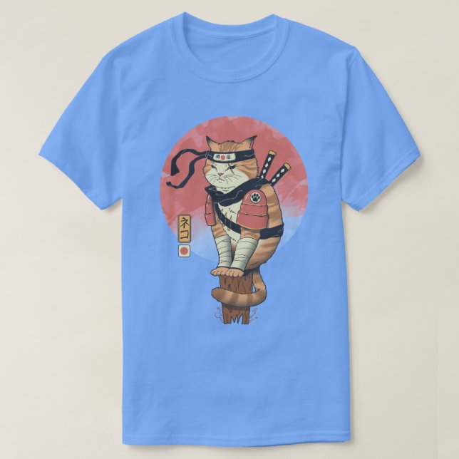 Shinobi Cat  T-Shirt (Design Front)