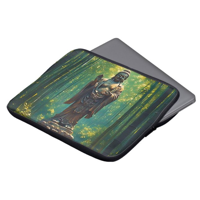 Shinrin no Hotoke (Buddha of the Forest) Laptop Sleeve (Front Top)
