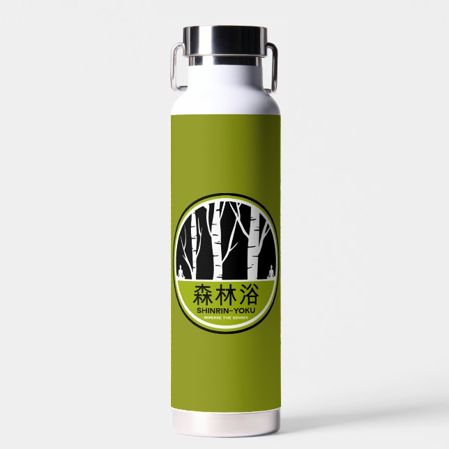 Shinrin Yoku Forest Bathing Water Bottle (Front)