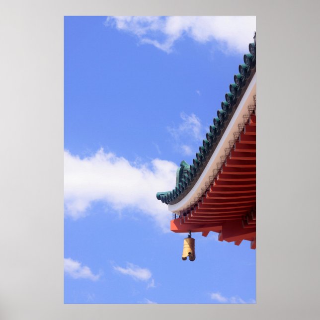 Shinto Shrine Roof Poster (Front)