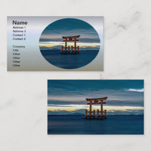 Shinto Shrine-Torii-Japanese Gate Business Card
