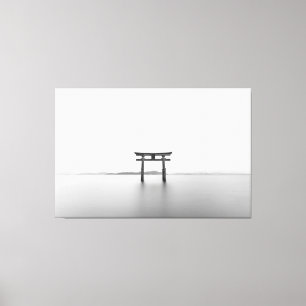 shinto tori wrapped canvas