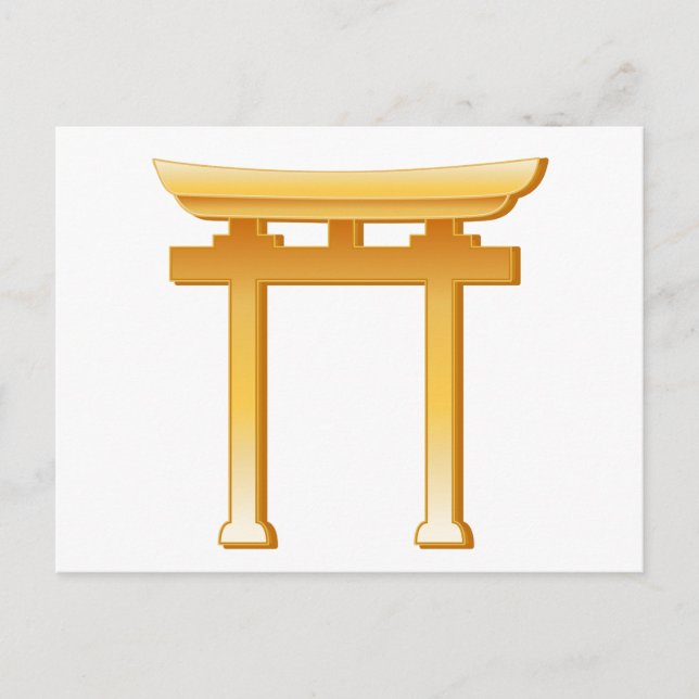 Shinto Torii Gate Postcard (Front)