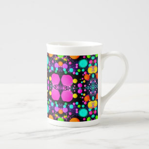 shiny Abstract art Bone China Mug