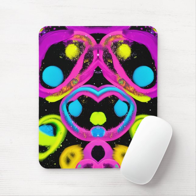 shiny Abstract art Mouse Mat (With Mouse)