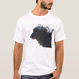 shiny black dog T-Shirt