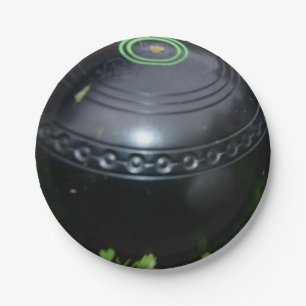Shiny Black Lawn Bowl, BBQ Party Paper Plate