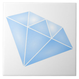 Shiny Blue Diamond Carat Tile