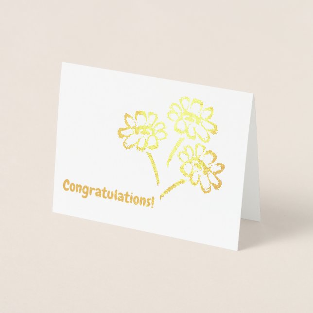 Shiny bouquet card (Front)