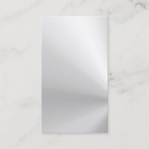 shiny brushed aluminium business card