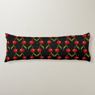 Shiny Cherries Pattern Body Cushion