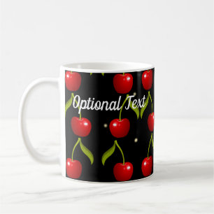 Shiny Cherries Pattern Coffee Mug