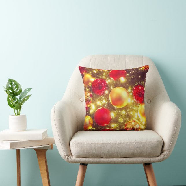 Shiny Christmas Ball Cluster Delight Cushion (Chair)