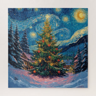 Shiny Christmas Tree Jigsaw Puzzle
