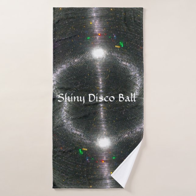 Shiny Disco Ball Bath Towel (Bath Towel)