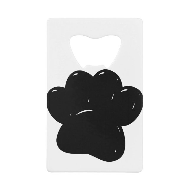 Shiny Dog Paw Print Drawing (Front)